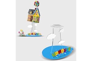 cooldac Acryl-Display-Ständer für Lego Up House Building Toy Set, Display-Halterung kompatibel mit Lego 43217 (nur Ständer, Modell nicht im Lieferumfang enthalten)