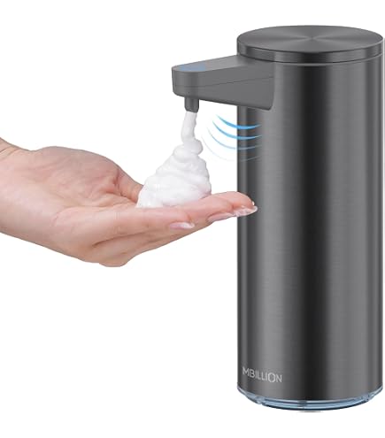 Cyrank Automatischer Sensor-Seifenspender Für Kinder – Berührungslos, Mit Tier-Motiv, Weiß