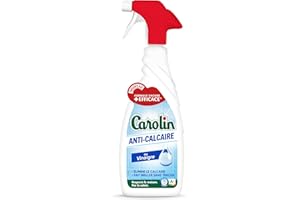 Carolin Pistolet Nettoyant Anti-Calcaire Vinaigre Naturel 650 ml