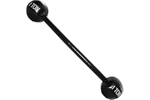 I LOVE FANCY DRESS LTD Barra con Pesos Inflable Accesorio DE Disfraz con 1 Ton Escrito EN LOS Pesos Fiestas TEMATICAS O para COMPLETAR Disfraces