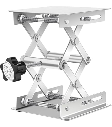 Plateforme élévatrice De Laboratoire En Alliage D'aluminium - Hauteur Réglable 26-90 Mm, Capacité 30 Kg - Pour Outils De Mesure, Nivellement
