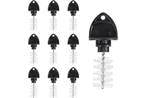NQEUEPN 10 Pz Beer Tap Plug Brushes, Tappi di Plastica per la Pulizia dei Rubinetti della Birra Spazzole per la Pulizia dei Rubinetti della Birra alla Spina per Ristoranti e Bar Domestici (Nero)