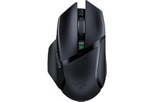 Razer Basilisk X Hyperspeed - Wireless Gaming Mouse (Hyperspeed Technology, Advanced 5G Optical Sensor and 6 Configurable Buttons, Mechanical Mouse Switches, Ultra-Long Battery Life) Black