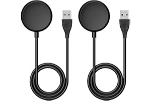 Lamkrtlp 2 Pack Charger for Samsung Galaxy Watch 6/5 Pro/5/4/4 Classic/3/Active 2/Active, 3.3Ft USB Magnetic Wireless Charging Cable