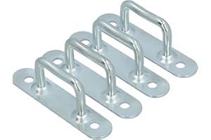 Carpoint Piastrina con Anello in Metallo 36mm 4-Pezzi