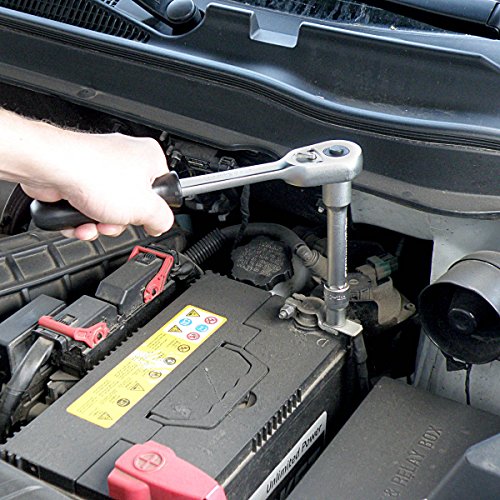 S&R Steckschlüsselsatz Knarrenkasten 39-tlg. 1/2″ LOCK-DRIVE Profil, Werkzeugset Werkzeugkasten 1/2 Zoll in Metallbox, Ratschenkasten Industrie Qualität - 9