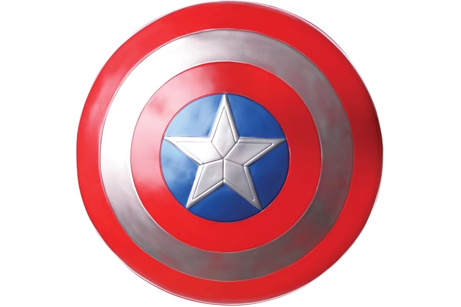 Rubies Official Marvel Endgame Captain America Shield, 12-inch Child's Fancy Dress Accessory,12 x 12 x 2 inches Halloween