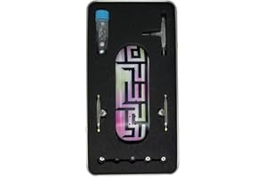 LEEFAI Pro Fingerboard Complete 34 * 96mm Maples Wood Medium concave Medium kick-UV Printing Graphic-Pro Trucks & 5 Urethane Bearing Wheels-op3ra-Maze(litez) Edition