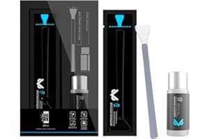 VSGO APS-C Kit di pulizia del sensore della fotocamera, 10 tamponi CMOS con soluzione detergente per sensore per Nikon, Canon DSLR (VS-S02E)