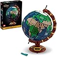 LEGO Ideas The Globe Spinning Model Building Set for Adults, Vintage Style Home Décor Acessory, Unique Gift Idea 21332