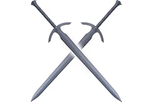 RKS DIFFUSION Pack 2 Epees Tout en Polypropylene Epee Medievale Excalibur 115cm Epee Entrainement Combat