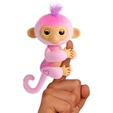 Fingerlings İnteraktif Bebek Maymun Dokunmaya Tepki Veriyor - 70+ Ses ve Tepki - Harmony (Pembe)