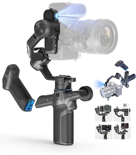FeiyuTech SCORP 3 Gimbal Stabilizer for Camera, Professional