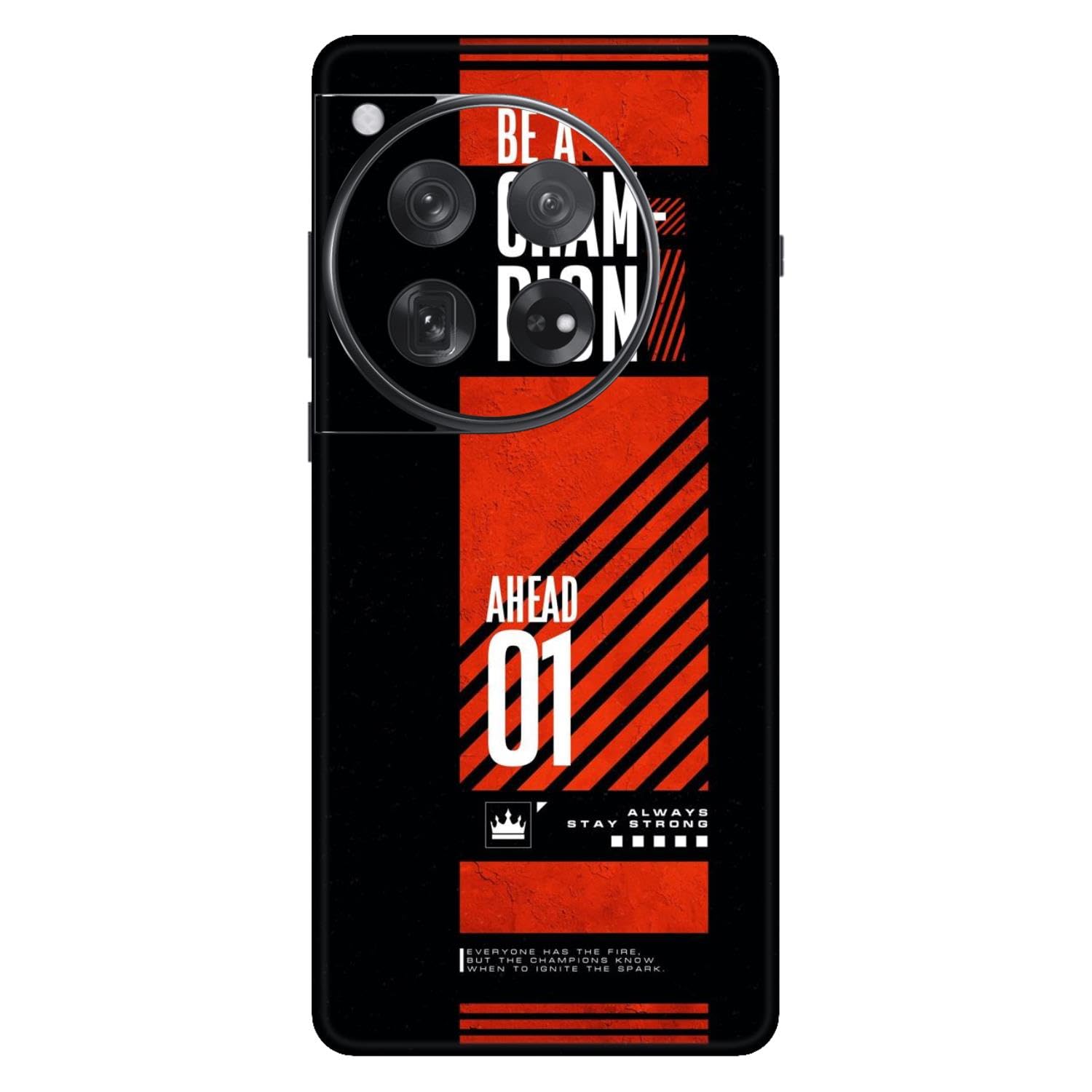 WRAP CRAFT Mobile Skin Sticker Compatible with OnePlus 12 5G Skin Not Back Cover, Camera & Back Protector Mobile Skin Wrap; ONE Plus 12 5G-KE-266