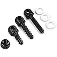 GUGULUZA 1/2", 3/4" Wood Sling Swivel Screws 7/8'' Screws Gun Sling Swivel Studs for Rifles & Shotguns Swivel Stud Base