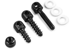 GUGULUZA Set di Viti per Cinghia Fucile, 1/2" e 3/4" Legno Vite e 7/8' Bullone con Dado