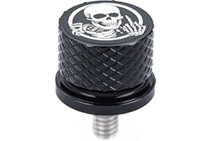 Bravema Motorrad-Sitzschraube, harteloxiert, Kotflügelsitzschraube, passend für Harley 1996–2020, CVO Electra Glide Street Glide Sportster Touring Softail Dyna (Stil E)