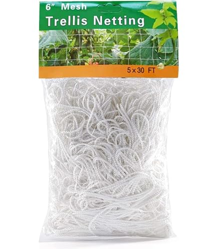 Namvo Filet de treillis pour plantes hydroponiques - 3 m x 10 m - Maille polyester robuste pour plantes grimpantes - Ficelle en maille souple pour culture de fleurs, jardin, légumes, plantes Namvo Filet de treillis pour plantes hydroponiques - 3 m x 10 m - Maille polyester robuste pour plantes grimpantes - Ficelle en maille souple pour culture de fleurs, jardin, légumes, plantes