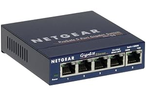 NETGEAR 5 Port Gigabit Ethernet Ohanterad Nätverksswitch GS105NA
