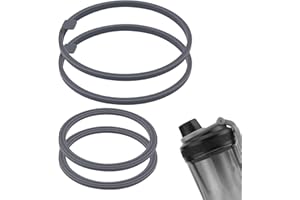 BOXOB 4 Piezas de Repuesto de Junta para Botella Mezcladora Eléctrica VOLTRX de 24 oz, Juntas de Anillo de Sellado de Silicona Pieza de Sellado a Prueba de Fugas para Tapa de Pico Sin BPA