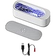 Ultrasonic Jewellery Cleaner Ultrasound Sonic Jewellery Cleaning Machine Professional Sonic Jewellery Cleaner Portable Household Cleaner for Jewelry Glasses Watches Coins Makeup Brush