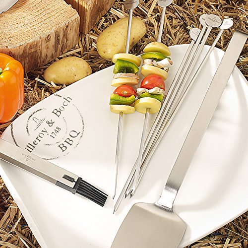 Villeroy & Boch BBQ Passion Grillspieß-Set 6 tlg. / Praktisches Grillzubehör aus hitzebeständigem Edelstahl / Ideal für Fleisch, Gemüse oder Schaschlik / 6 x 30cm - 2