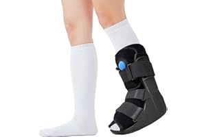 Lixinsunbu Doublure de rechange pour bottes de marche orthopédiques, bottes de marche sous Aircast Cam Walkers Medical Tube Chaussettes en fonte pour pied blessé
