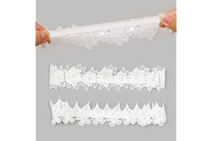 PLABBDPL Set di 2 fasce per la testa creative New White Lace Crown Fascia per bambini Fascia per capelli in tessuto morbido