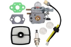 BEEHIVE FILTER OxoxO Carburateur de carburateur avec Joint d'étanchéité Filtre à air Ampoule d'amorçage Bougie d'allumage pour Zama C1U-K52