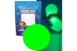 Gifton - Neon Glow DNA Stress Relief Ball - Novelty Fidget Toy for ADHD Anxiety Physio Therapy - Gift for Men Women Teen Kids Adults - Birthday Present for Boy Girl Christmas Stocking Filler