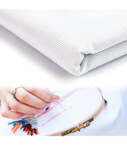 Mouldmaster Lot De 2 Toiles Aida 18 Noir 39 X 45 Cm