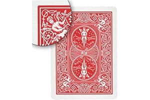 ZQION Enjoyer Ultimate Marked Deck (Retro Rosso) Trucchi di magia per Mago Professionista Illusioni di Scena Oggetti di Scena Mentalismo Trucchi di magia Accessori