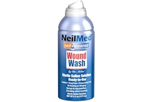 NeilMed Cleanse Sterile Saline Wound Wash, 6 Ounce