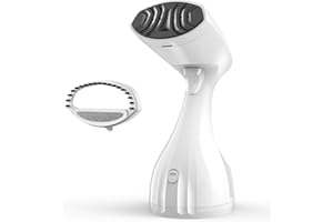 homeasy Plancha Vapor Vertical 1500W, Plancha Portáil para Ropa con Depósito 280ml, Plancha de Vapor Vertical y Horizontal 2 en 1 Plancha de Viaje y Hogar(Blanco)