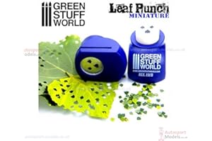 Miniature Leaf Punch perfect to create miniature leaves compatible with scales 1:43 1:48 1:65 (32mm, 28mm, and 25mm) for Dioramas and War Gaming by Green Stuff World.
