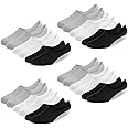 Fitness Mantra® 12 Pairs Premium Loafer/No Show Anti Slip Free Size Cotton Socks for Men's and Women's