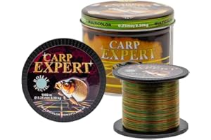 Carp Expert Multicolor 1000m 0,25mm 8,50kg Karpfenschnur Angelschnur Monofile Schnur Mono Schnur