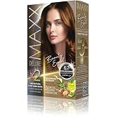 1 BOX (2 X 50 ML) CREAM WITH MAXX DELUXE BEAUTY EXPERT HAIR COLOR (KERATIN) (Chocolate Coffee 6.7)