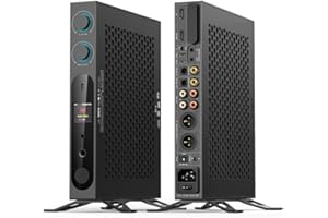 FiiO K19 Dual ES9039SPRO Desktop DAC HiFi Audio DSD512, 31-pasmowy PEQ, XMOS XU-316 do HDMI/koncentryczny/optycznego dekodera audio (czarny)