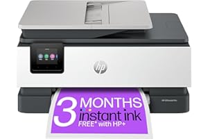 HP OfficeJet Pro 8122e All-in-One Printer | Colour | Printer for Home | Print, Scan, Copy | Automatic document feeder| 3 Months of free Instant Ink | Up to 3 years Warranty