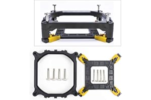 NMD&LR Soporte De Ventilador De Refrigeración De CPU, Soporte De Radiador De CPU con Hebilla De Computadora De Escritorio para Intel 115X 1366 2011 Multiplataforma