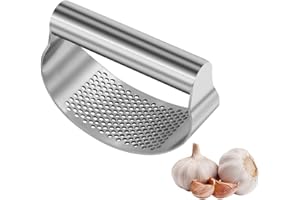 HUAAXTLANG Garlic Press 430 Stainless Steel Garlic Mincer Crusher Garlic Chopper Potato Mashers for Garlic Ginger Potato Bean Avocado Egg