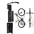 NALACAL Bike Rack Garage Wall Mount Swivel Bike Hanger, 2 Pack Swing 90° Vertical Bike Wall Mount Rack Vertical Bike Hook Bicycle Hanger for Indoor Garage Organization Storage System