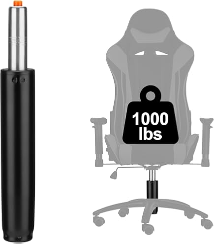 SHS Heavy Duty Gas Lift Cylinder Replacement For Office Chairs - 400 Lb Capacity, Class 4