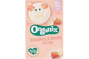 Organix Strawberry & Banana Porridge, 120g