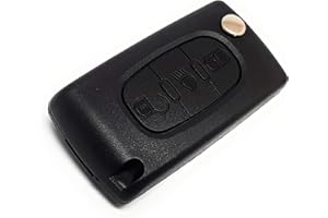 DGTECH DigitalTech® - Carcasa de 3 Botones Compatible para Llave Citroen y Peugeot CE0536 con Hoja o espadín. Compatible con Llaves Citroën C2 C3 C4 C5 C6 C8 Picasso Xsara y Peugeot 207 307 407 408