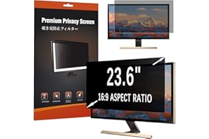 HaruYo Amovible Filtre de Confidentialité Premium pour 23.6 Pouces, Privacy Anti Espion Filtre, Anti-Lumière Bleu Film de Protection pour Écran d’Ordinateur & Moniteur 23.6" 16:9