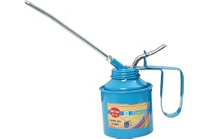 Taparia Metal Oil Can Wesco Type (Capacity-1/4 pint / 250cc, Spout Length-150mm)-Steel Ball Pump, Detachable Spout-Oiler for Bike Chain, Vehicle, Workshop & Automotive Use