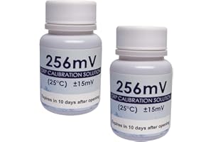 Gain Express ORP Redox-Messgerät-Tester, -1999 ~ 1999 mV, 1-Punkt-Kalibrierung, Oxidationsreduzierungspotential (ORP Sol'n 30 ml x 2 Stück)