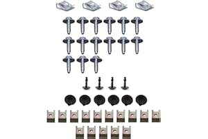 YOUNG WOLF 44 pezzi clip sottoscocca motore sotto copertura Splash Guard Shield per BMW E46